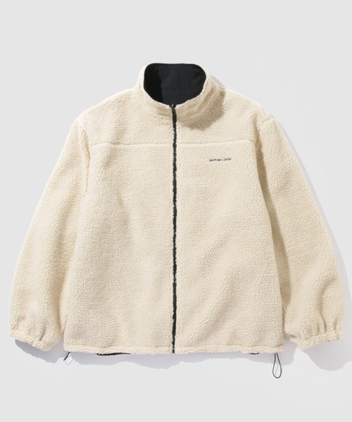 NAVY（ネイビー）の「NAVY 裏ボアリバーシブルブルゾン（ブルゾン・メンズ・ブラック/ネイビー・M/L/XL）」の5枚目の写真