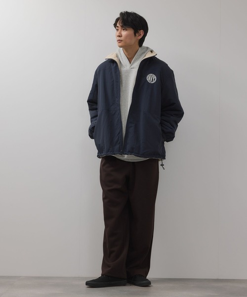 NAVY（ネイビー）の「NAVY 裏ボアリバーシブルブルゾン（ブルゾン・メンズ・ブラック/ネイビー・M/L/XL）」の17枚目の写真