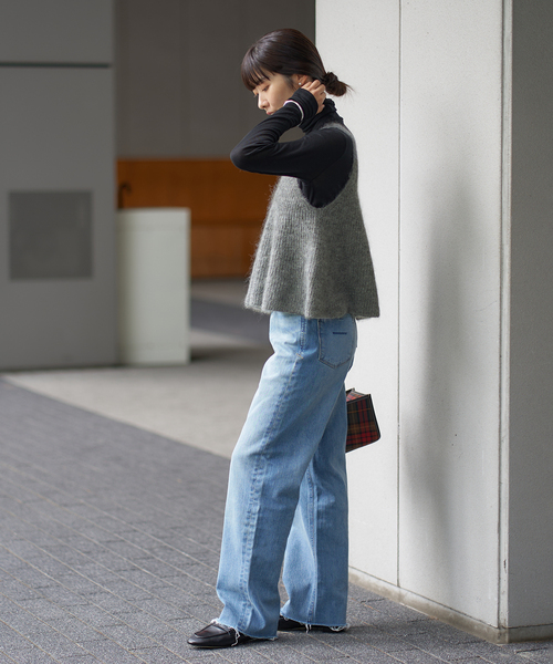 モヘヤミックスフレアタンク（ベスト）｜IENA（イエナ）のファッション