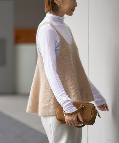 モヘヤミックスフレアタンク（ベスト）｜IENA（イエナ）のファッション