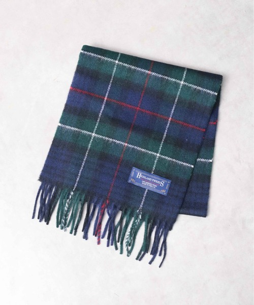 HIGHLAND TWEEDS(ハイランドツィード)の「【RS】【HIGHLAND TWEEDS/ハイランドツイード】WOOL SCARF(マフラー・メンズ・ブラック/ベージュ/ダークグレー/その他2/その他/ワインレッド/その他1・FREE)」の7枚目の写真