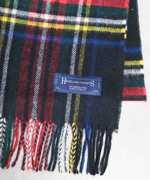 HIGHLAND TWEEDS(ハイランドツィード)の「【RS】【HIGHLAND TWEEDS/ハイランドツイード】WOOL SCARF(マフラー・メンズ・ブラック/ベージュ/ダークグレー/その他2/その他/ワインレッド/その他1・FREE)」の10枚目の写真