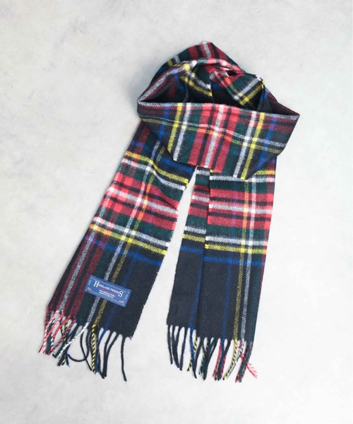 HIGHLAND TWEEDS(ハイランドツィード)の「【RS】【HIGHLAND TWEEDS/ハイランドツイード】WOOL SCARF(マフラー・メンズ・ブラック/ベージュ/ダークグレー/その他2/その他/ワインレッド/その他1・FREE)」の9枚目の写真