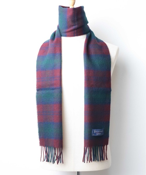 HIGHLAND TWEEDS(ハイランドツィード)の「【RS】【HIGHLAND TWEEDS/ハイランドツイード】WOOL SCARF(マフラー・メンズ・ブラック/ベージュ/ダークグレー/その他2/その他/ワインレッド/その他1・FREE)」の15枚目の写真