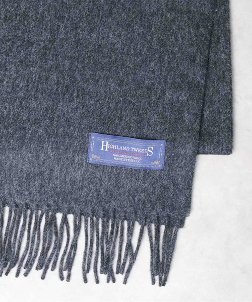 HIGHLAND TWEEDS(ハイランドツィード)の「【RS】【HIGHLAND TWEEDS/ハイランドツイード】WOOL SCARF(マフラー・メンズ・ブラック/ベージュ/ダークグレー/その他2/その他/ワインレッド/その他1・FREE)」の16枚目の写真