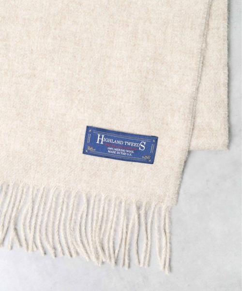 HIGHLAND TWEEDS(ハイランドツィード)の「【RS】【HIGHLAND TWEEDS/ハイランドツイード】WOOL SCARF(マフラー・メンズ・ブラック/ベージュ/ダークグレー/その他2/その他/ワインレッド/その他1・FREE)」の18枚目の写真
