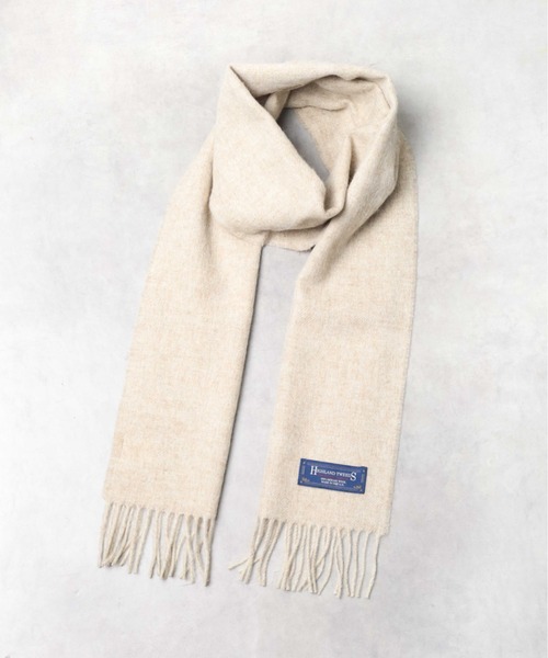 HIGHLAND TWEEDS(ハイランドツィード)の「【RS】【HIGHLAND TWEEDS/ハイランドツイード】WOOL SCARF(マフラー・メンズ・ブラック/ベージュ/ダークグレー/その他2/その他/ワインレッド/その他1・FREE)」の8枚目の写真