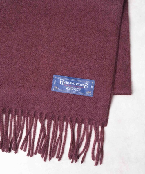 HIGHLAND TWEEDS(ハイランドツィード)の「【RS】【HIGHLAND TWEEDS/ハイランドツイード】WOOL SCARF(マフラー・メンズ・ブラック/ベージュ/ダークグレー/その他2/その他/ワインレッド/その他1・FREE)」の20枚目の写真