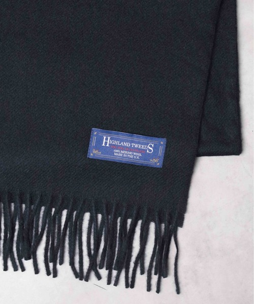 HIGHLAND TWEEDS(ハイランドツィード)の「【RS】【HIGHLAND TWEEDS/ハイランドツイード】WOOL SCARF(マフラー・メンズ・ブラック/ベージュ/ダークグレー/その他2/その他/ワインレッド/その他1・FREE)」の22枚目の写真