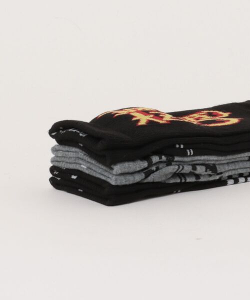 ARCHIVER(アーカイバ)の「【RES】【Perri's Socks(ぺリーズソックス)】Ozzy Osbourne 3Pソックス(ソックス/靴下・メンズ・ブラック・FREE)」の9枚目の写真