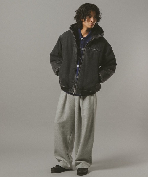 RAGEBLUE（レイジブルー）の「DENIM BOA HOODIE JACKET / デニム