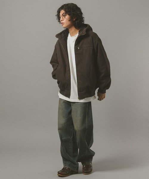 RAGEBLUE（レイジブルー）の「DENIM BOA HOODIE JACKET / デニム