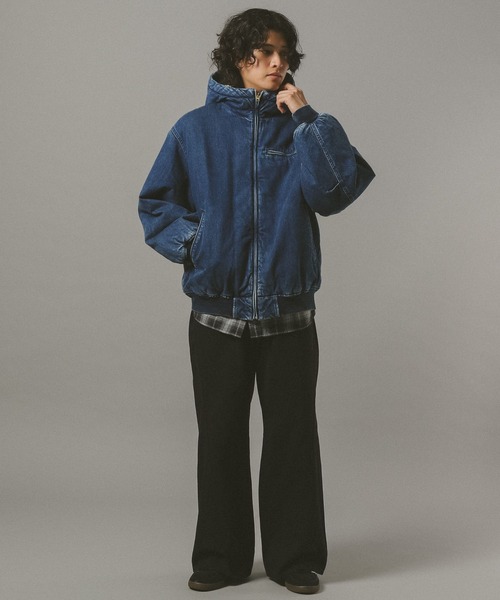 RAGEBLUE（レイジブルー）の「DENIM BOA HOODIE JACKET / デニム