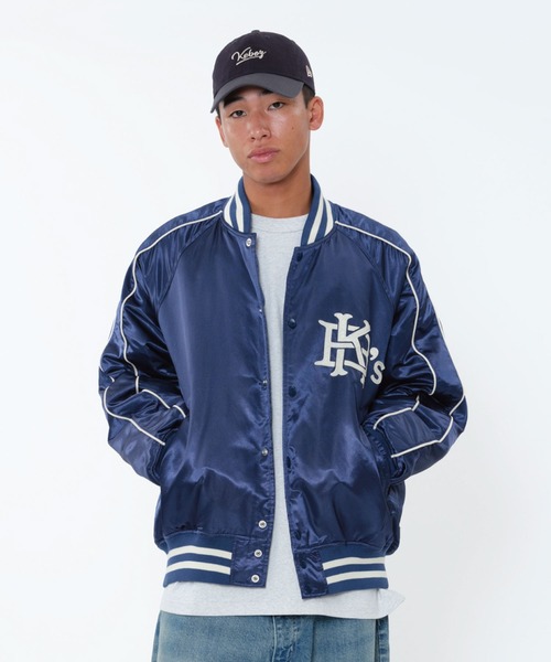 Keboz MELTONVARSITYJACKETスタジャン Keboz MELTONVARSITYJACKET