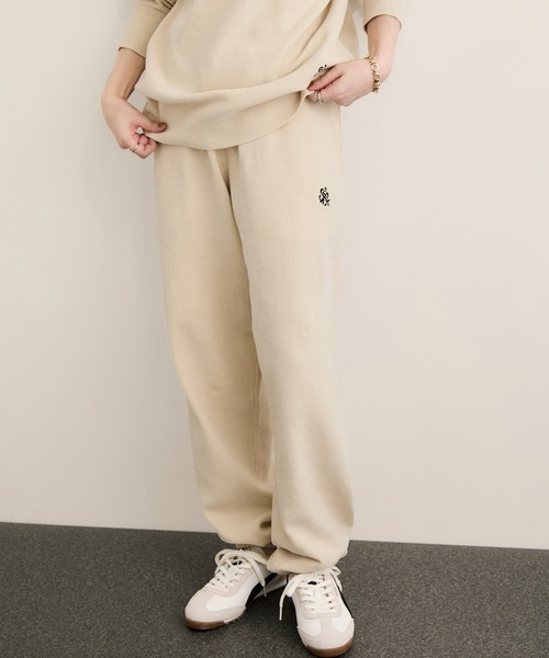 Healthknit(ヘルスニット)の「【Healthknit/ヘルスニット】Silky Mole Knit Pants/セットアップ対応(その他パンツ・レディース・キナリ・FREE)」の1枚目の写真