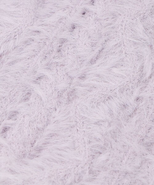 green label relaxing(グリーンレーベルリラクシング)の「リボン ビーニー / 帽子(ニットキャップ/ビーニー・キッズ・オフホワイト/ライラック/ライトグレー/モカ・FREE)」の14枚目の写真