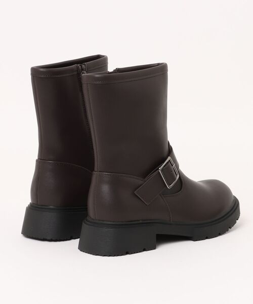 Honeys（ハニーズ）の「エンジニアブーツ（ブーツ・レディース・ブラウン/ブラック・L/LL/M/S）」の5枚目の写真