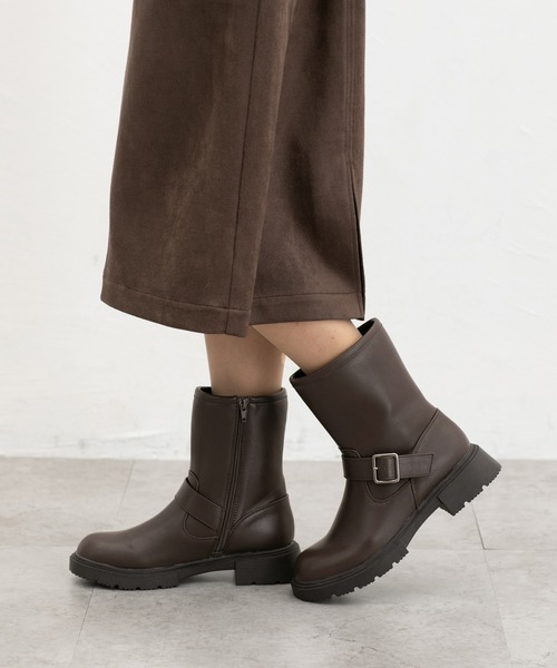 Honeys（ハニーズ）の「エンジニアブーツ（ブーツ・レディース・ブラウン/ブラック・L/LL/M/S）」の16枚目の写真