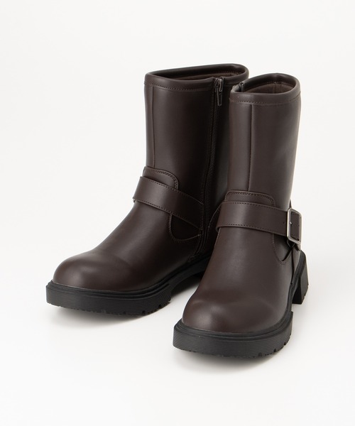 Honeys（ハニーズ）の「エンジニアブーツ（ブーツ・レディース・ブラウン/ブラック・L/LL/M/S）」の21枚目の写真