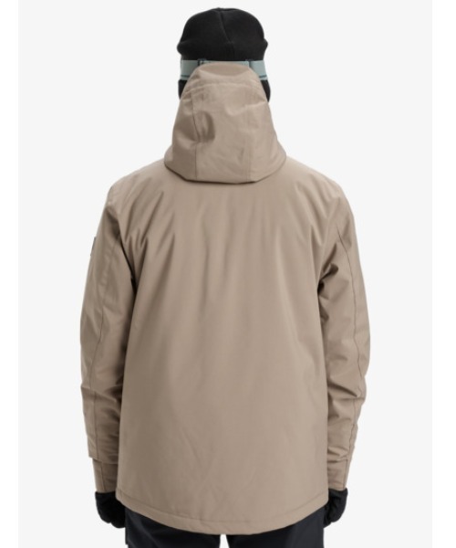 Quiksilver(クイックシルバー)の「SYCAMORE SOLID 20K J/クイックシルバースキースノーボードウェア(ジャケット)(マウンテンパーカー・メンズ・ベージュ/グリーン・LARGE/MEDIUM/X-LARGE)」の6枚目の写真