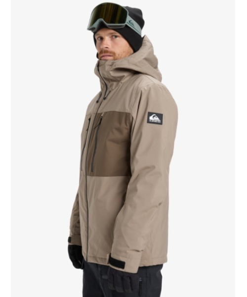 Quiksilver(クイックシルバー)の「SYCAMORE SOLID 20K J/クイックシルバースキースノーボードウェア(ジャケット)(マウンテンパーカー・メンズ・ベージュ/グリーン・LARGE/MEDIUM/X-LARGE)」の18枚目の写真