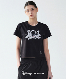 DISNEY BABY 101 DALMATIAN CROP TOP_BLACK