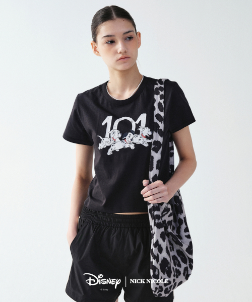 NICK&NICOLE(ニックアンドニコール)の「DISNEY BABY 101 DALMATIAN CROP TOP_BLACK(Tシャツ/カットソー・レディース・その他・FREE)」の2枚目の写真