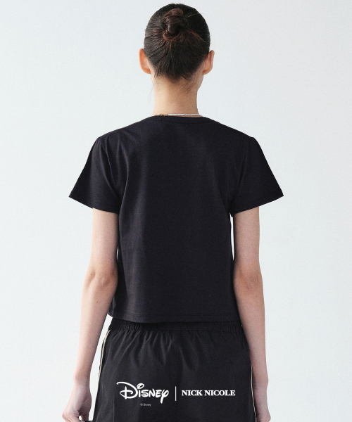 NICK&NICOLE(ニックアンドニコール)の「DISNEY BABY 101 DALMATIAN CROP TOP_BLACK(Tシャツ/カットソー・レディース・その他・FREE)」の3枚目の写真