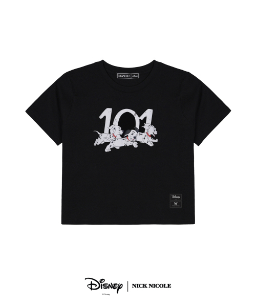 NICK&NICOLE(ニックアンドニコール)の「DISNEY BABY 101 DALMATIAN CROP TOP_BLACK(Tシャツ/カットソー・レディース・その他・FREE)」の4枚目の写真
