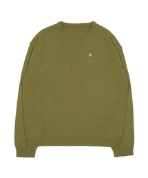 TCM starfish mini logo knit (olive)