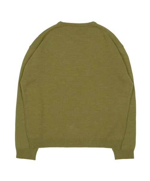 THECOLDESTMOMENT(ザコールデストモーメント)の「TCM starfish mini logo knit (olive)(ニット/セーター・レディース・その他・SMALL/MEDIUM/LARGE)」の4枚目の写真