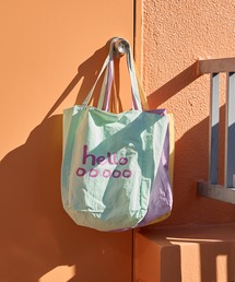 murir（ミュリール）の「hello ナイロンロゴトート（トートバッグ）」