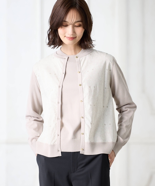 セール】リバティプリントニットアンサンブル【セットアイテム・洗える