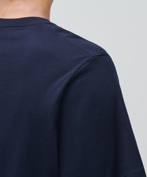 MUSINSA STANDARD（ムシンサスタンダード）の「ベーシッククルーネックTシャツ[ネイビー]（Tシャツ/カットソー・メンズ・その他・X-LARGE/XX-LARGE/XXX-LARGE/SMALL/MEDIUM/LARGE）」の5枚目の写真