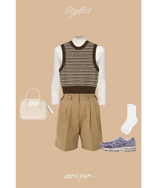 AVANDRESS(アバンドレス )の「Adorable Crop Vest BROWN(ベスト・レディース・その他・FREE)」の6枚目の写真