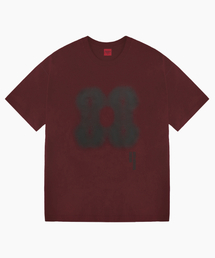 Effect Graphics セミオーバーフィット 半袖 BURGUNDY