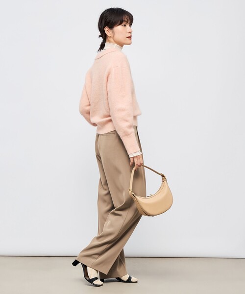 NOLLEY’S Sophi（ノーリーズソフィ）の「ウォッシャブル強撚ツイルワイドパンツ（その他パンツ・レディース・カーキ/ブラック/オフホワイト・36/34/38）」の12枚目の写真