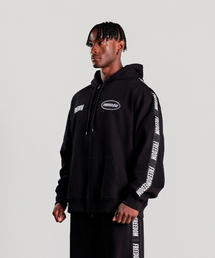 FREEDOM（フリーダム）の「フリーダムレタリングフードジップアップ（ブラック）（ジャージ）」