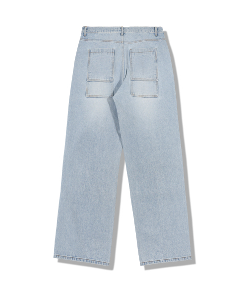 GUBIN(グビン)の「ショートカーペンターピンタックデニムパンツ(デニムパンツ・レディース・その他・SMALL/MEDIUM/LARGE)」の3枚目の写真