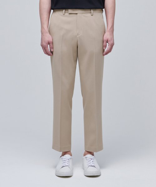 MUSINSA STANDARD（ムシンサスタンダード）の「リラックステーパードヒドゥンバンディングクロップスラックス[ベージュ]（スラックス・メンズ・その他・27/28/29/40/38/42/30/31/26/32/33/34/36）」の11枚目の写真
