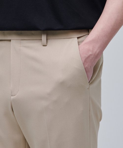 MUSINSA STANDARD（ムシンサスタンダード）の「リラックステーパードヒドゥンバンディングクロップスラックス[ベージュ]（スラックス・メンズ・その他・27/28/29/40/38/42/30/31/26/32/33/34/36）」の8枚目の写真