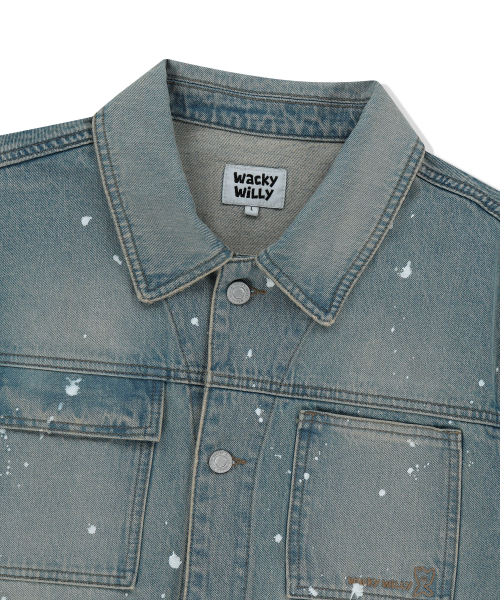 Wacky WiLLy(ワッキーウィリー)の「デニムトラッカージャケットライトブルー(デニムジャケット・レディース・その他・SMALL/MEDIUM/LARGE/X-LARGE)」の5枚目の写真