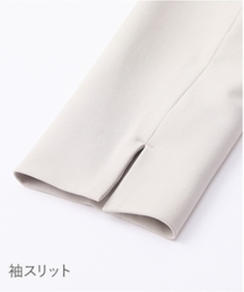 Petitjo（プッチージョ）の「小さいサイズ　【レディーススーツ】テーラードジャケット（セットアップ対応・上下別売り）　低身長さん・小柄女性（テーラードジャケット・レディース・ブラック/グレイッシュベージュ/ネイビー・PL/PM/PS/PSS）」の17枚目の写真