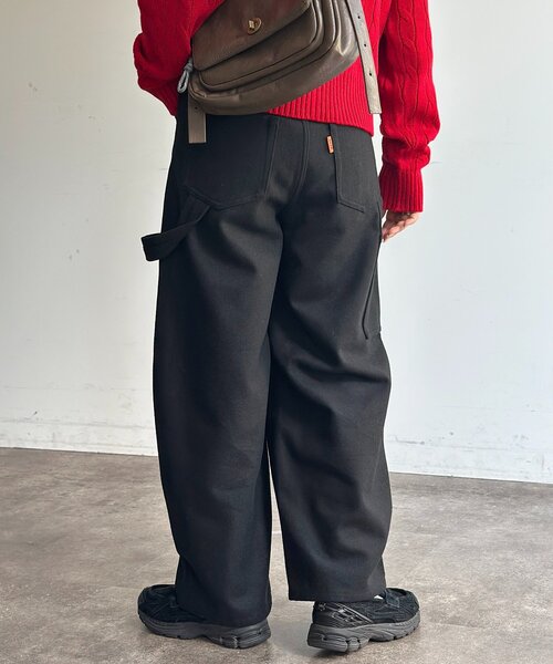 CPCM(シーピーシーエム)の「フェイクウールカーブペインターパンツ(その他パンツ・レディース・グレー/ブラック/ブラウン・SMALL/MEDIUM)」の10枚目の写真