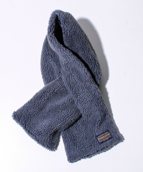 PENDLETON（ペンドルトン）の「【PENDLETON】別注 HARDING 差し込みボアマフラー（マフラー・メンズ・ベージュ系その他/ブラック/チャコールグレー/グレー系その他・FREE）」の15枚目の写真