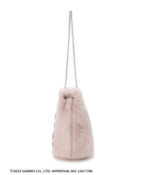 FURFUR(ファーファー)の「HELLO KITTYエコファーショルダーバッグ(ショルダーバッグ・レディース・アイボリー/ライトグレー/ピンク・F)」の9枚目の写真