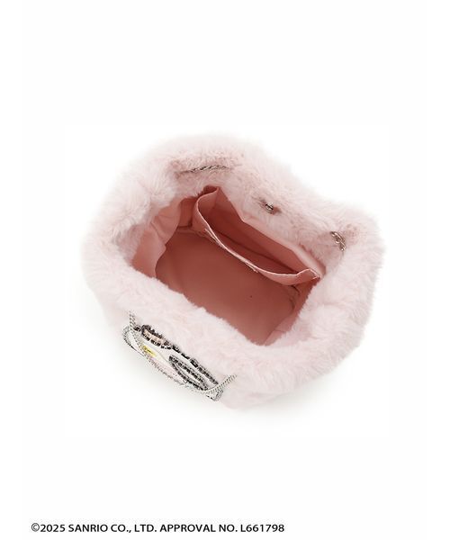 FURFUR(ファーファー)の「HELLO KITTYエコファーショルダーバッグ(ショルダーバッグ・レディース・アイボリー/ライトグレー/ピンク・F)」の11枚目の写真
