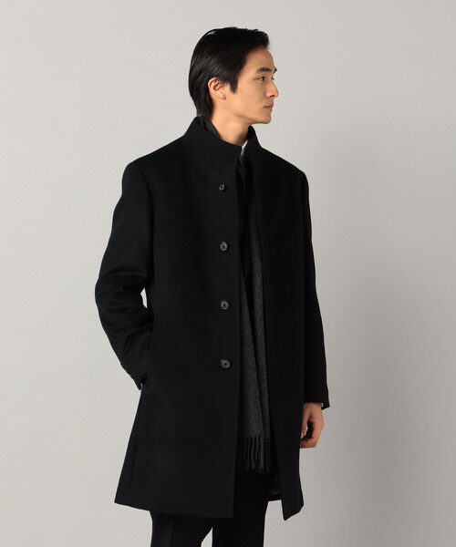 COMME CA MEN（コムサメン）の「アンゴラビーバー イタリアンカラー