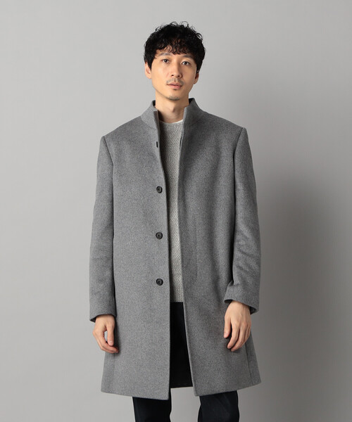 COMME CA MEN（コムサメン）の「アンゴラビーバー イタリアンカラー