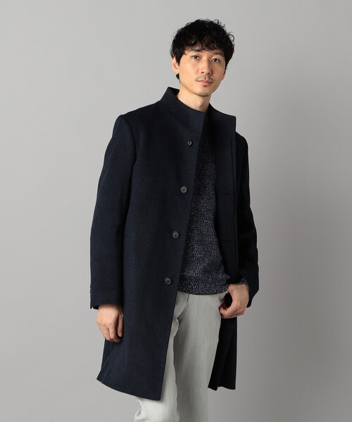 COMME CA MEN（コムサメン）の「アンゴラビーバー イタリアンカラー